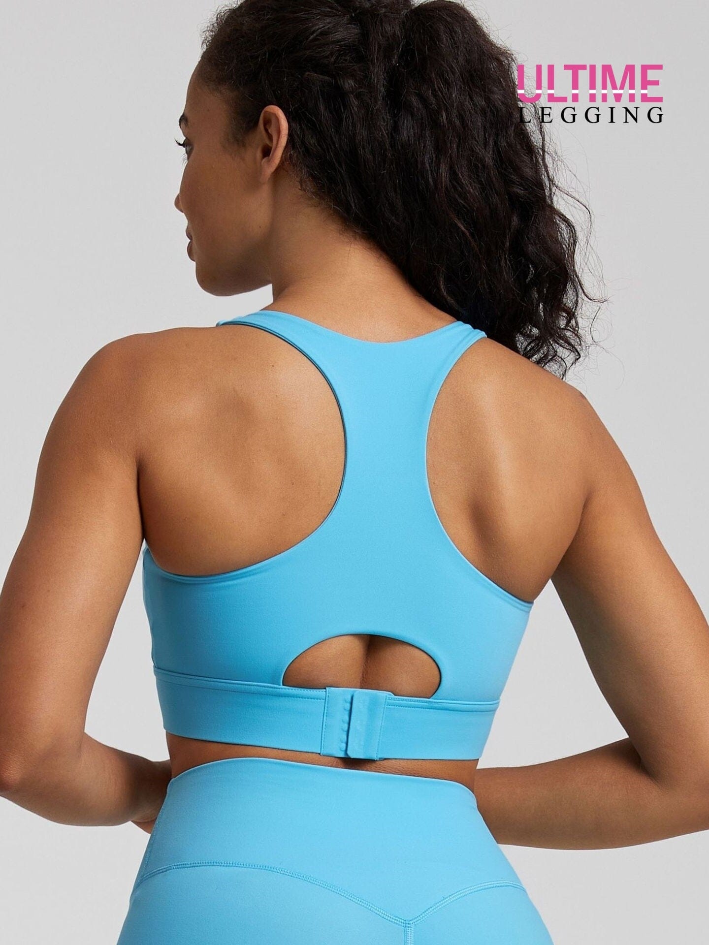 Brassière Sport Agrafes - Ultime-Legging Brassière helankezatrening.com sa Bleu ciel