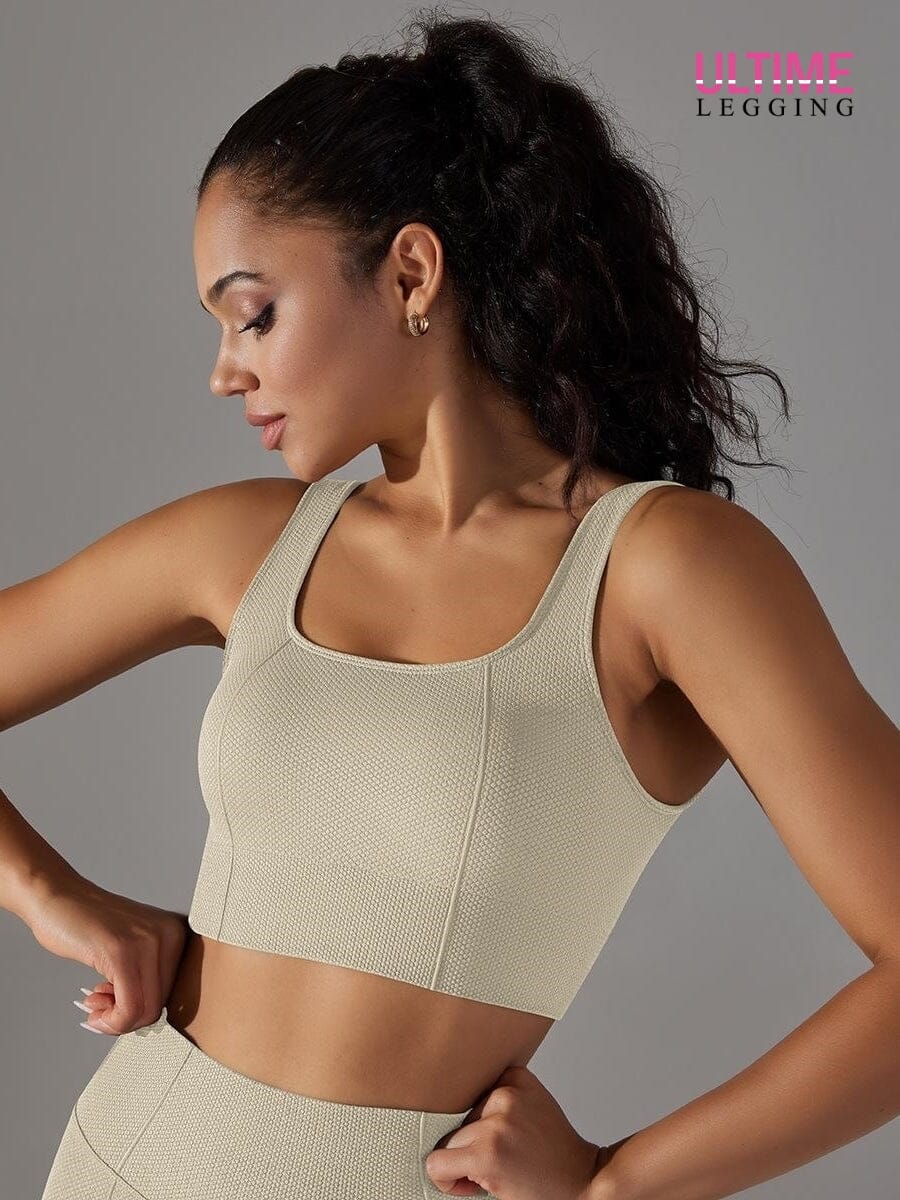 Brassière Sport Anti Frottement - Ultime-Legging Brassière helankezatrening.com sa Gris clair