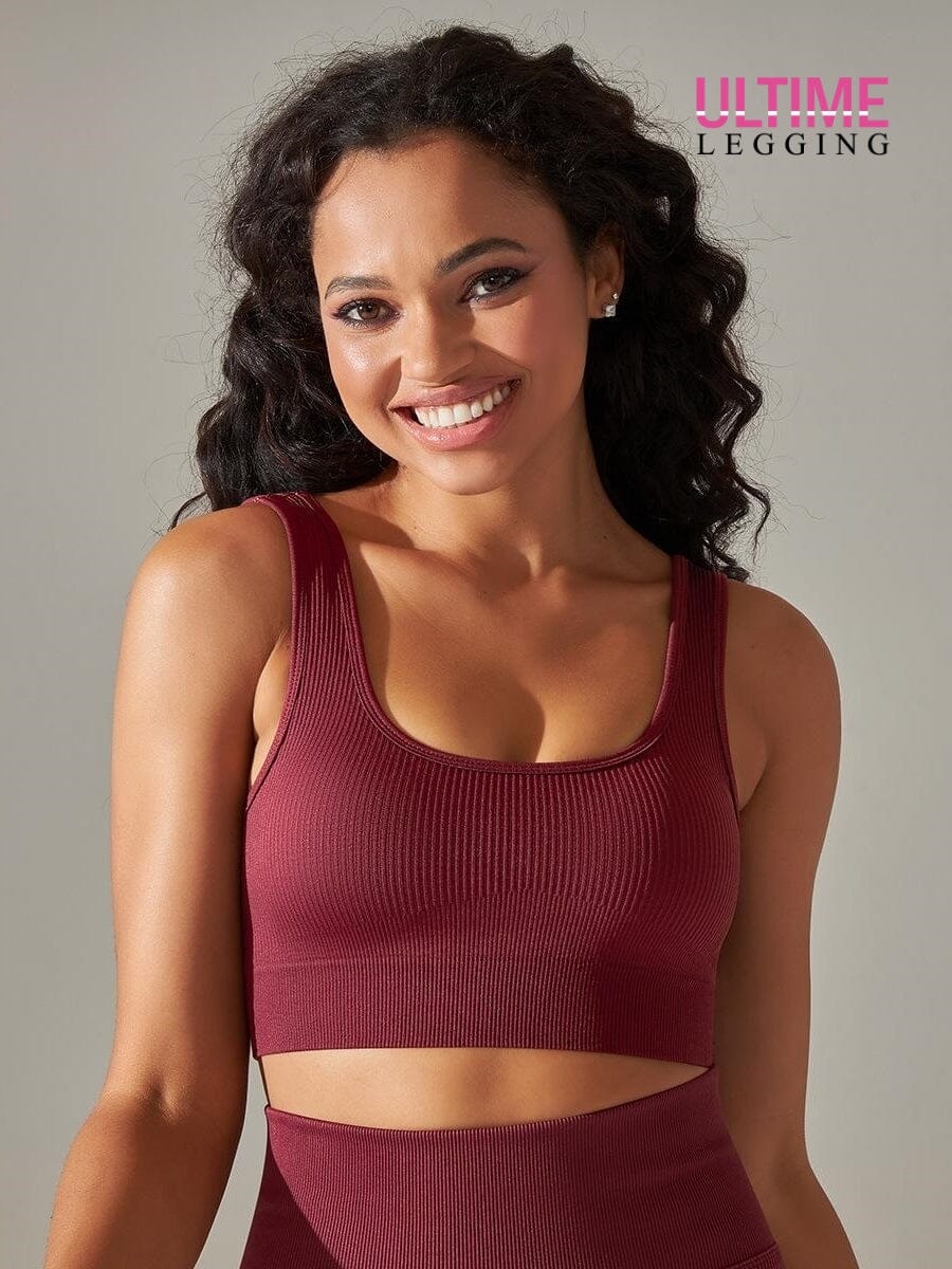 Brassière Sport Plissée - Ultime-Legging Brassière helankezatrening.com sa Bordeaux