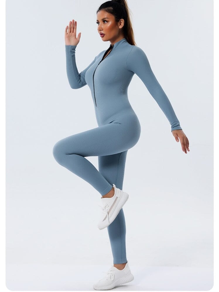 Combinaison Sport Manches Longues Combinaison sport helankezatrening.com sa Bleu