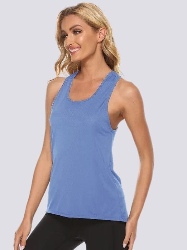 Débardeur Fitness Ample T-Shirt helankezatrening.com sa Bleu