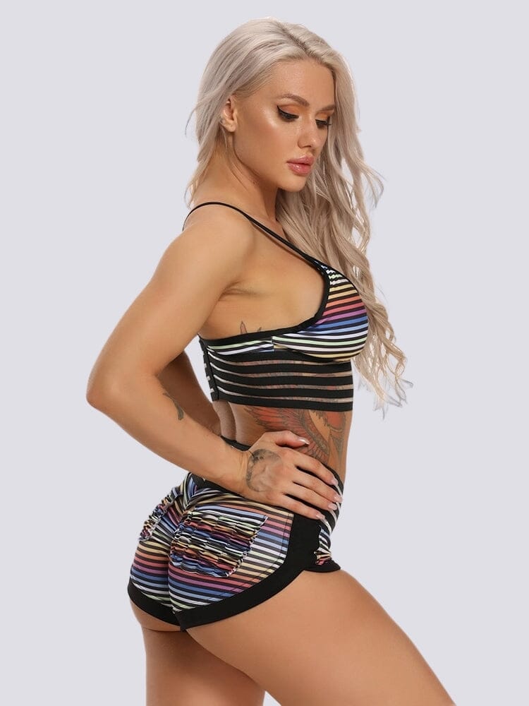 Ensemble Mini Short Push Up Ensemble Sport Ultime-Legging sa