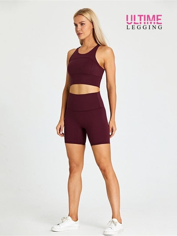 Ensemble Short Fitness - Ultime-Legging Ensemble Sport helankezatrening.com sa Bordeaux