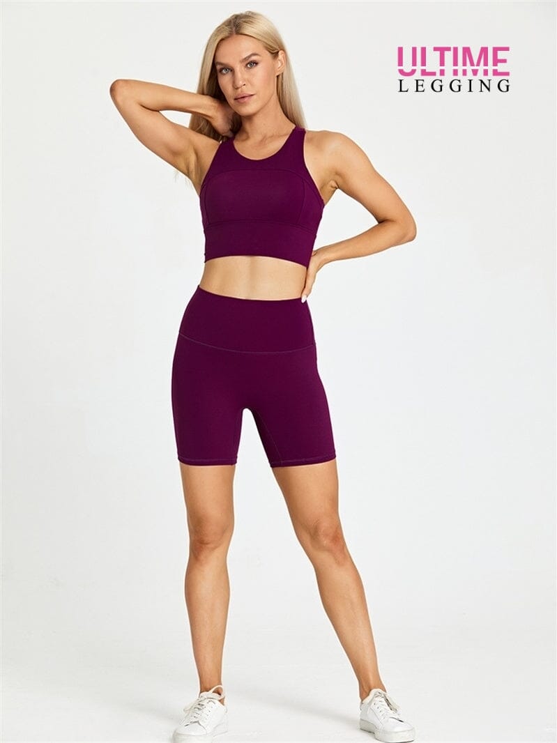 Ensemble Short Fitness - Ultime-Legging Ensemble Sport helankezatrening.com sa Raison