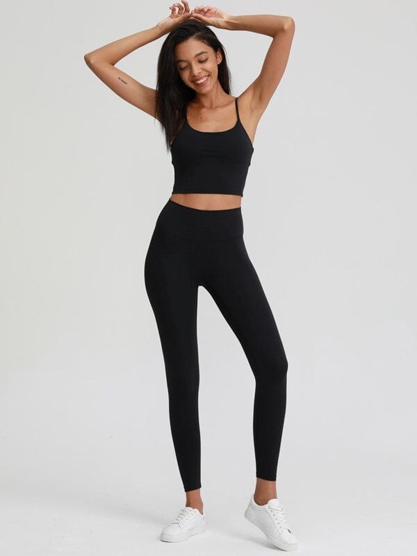 Ensemble Sport Compressif - LoliSport Ensemble Sport helankezatrening.com sa Noir
