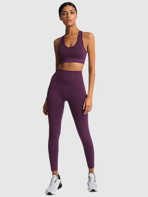 Ensemble Sport Tendance, Legging et Soutien-Gorge Ensemble Sport helankezatrening.com : Legging Femme | Vêtements de Sport sa Violet foncé