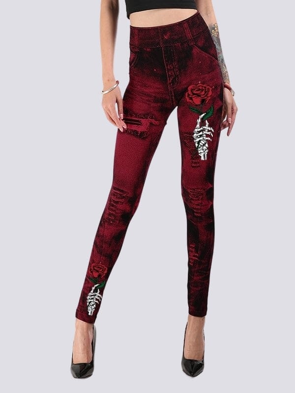 Jegging Effet Déchiré Jeggings helankezatrening.com sa Bordeaux