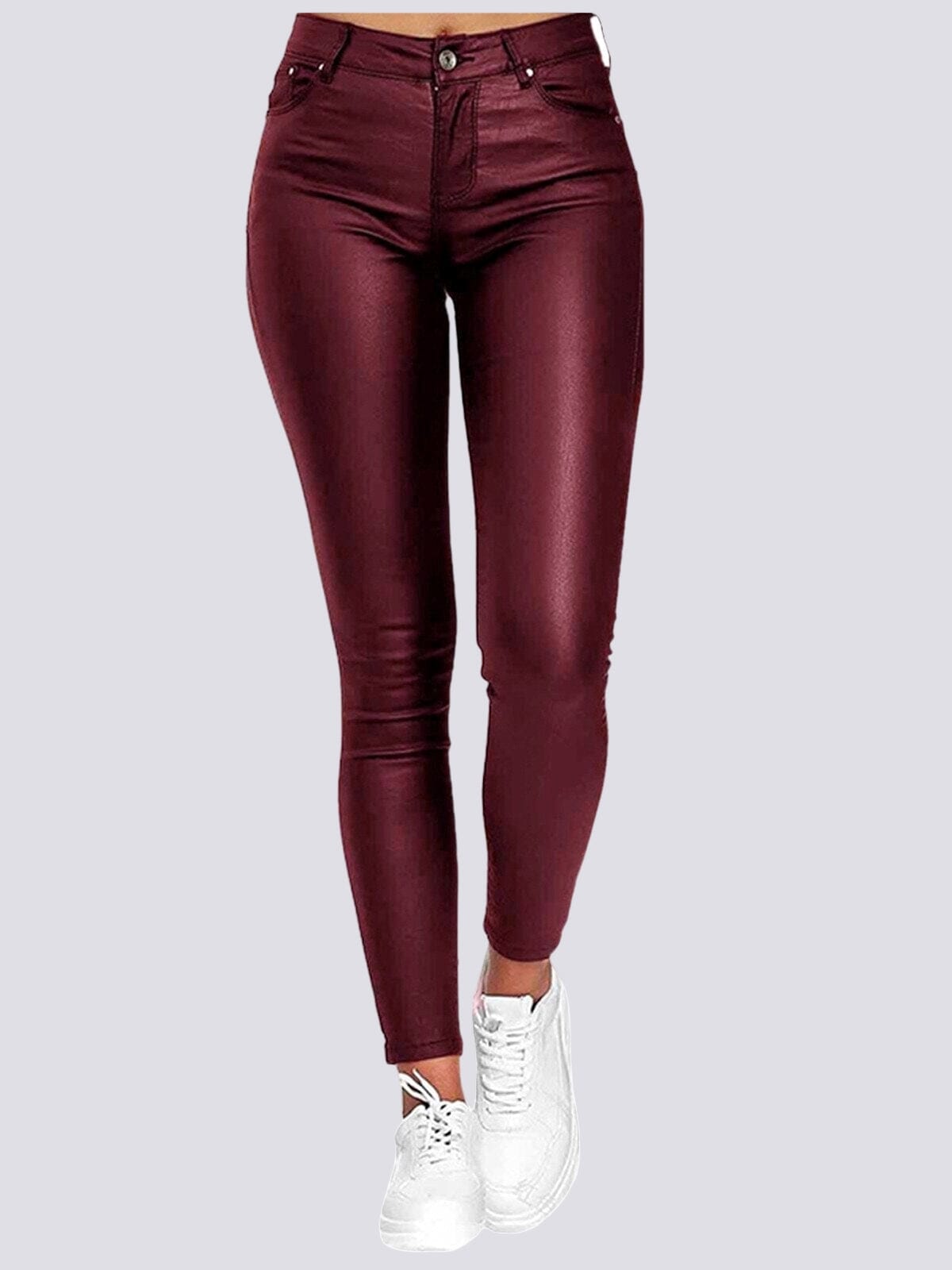 Jegging Simili Cuir Jeggings helankezatrening.com sa Bordeaux