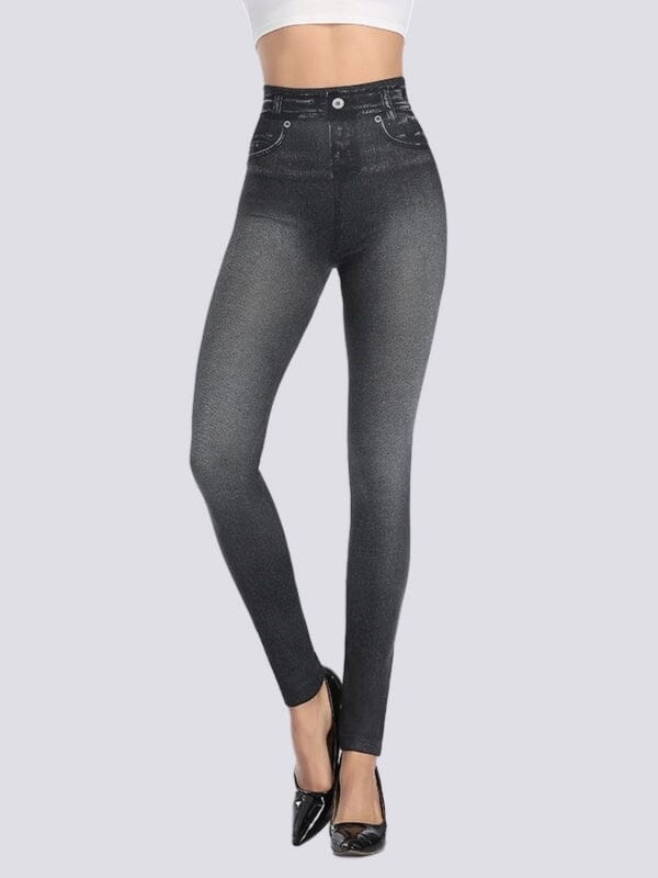 Jegging Slim Taille Haute Jeggings helankezatrening.com S/M Noir