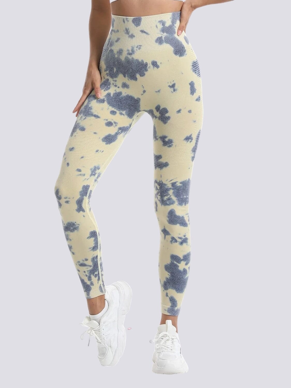 Legging Amincissant Gainant Push Up Leggings helankezatrening.com sa Blanc cassé
