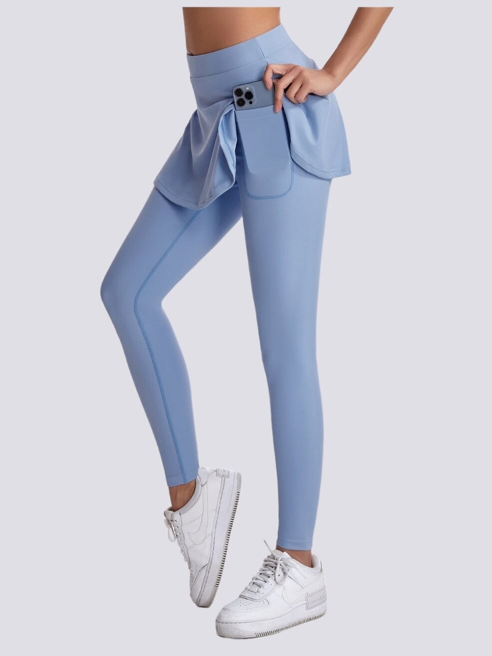 Legging avec Jupe Intégrée (Poche) Leggings Ultime-Legging sa Bleu