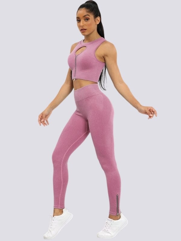 Legging et Brassière Sport, Ensemble Ensemble Sport helankezatrening.com sa Rose