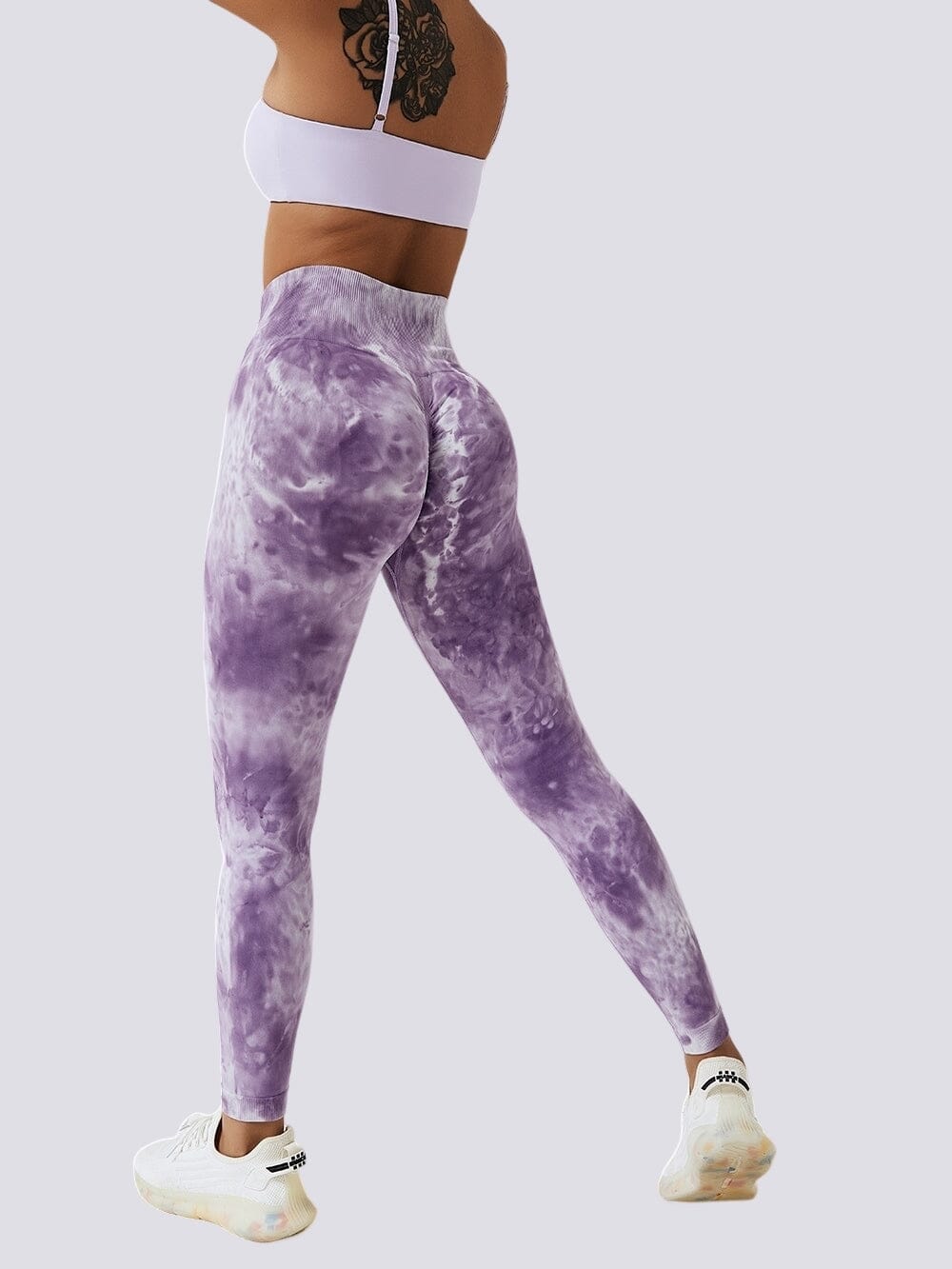 Legging Fitness Amincissant Sport (Push Up) Leggings helankezatrening.com sa Violet