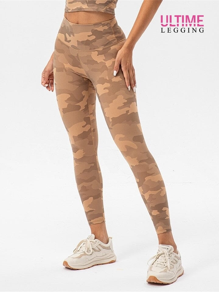Legging Fitness Camouflage - Ultime-Legging Leggings helankezatrening.com sa Café