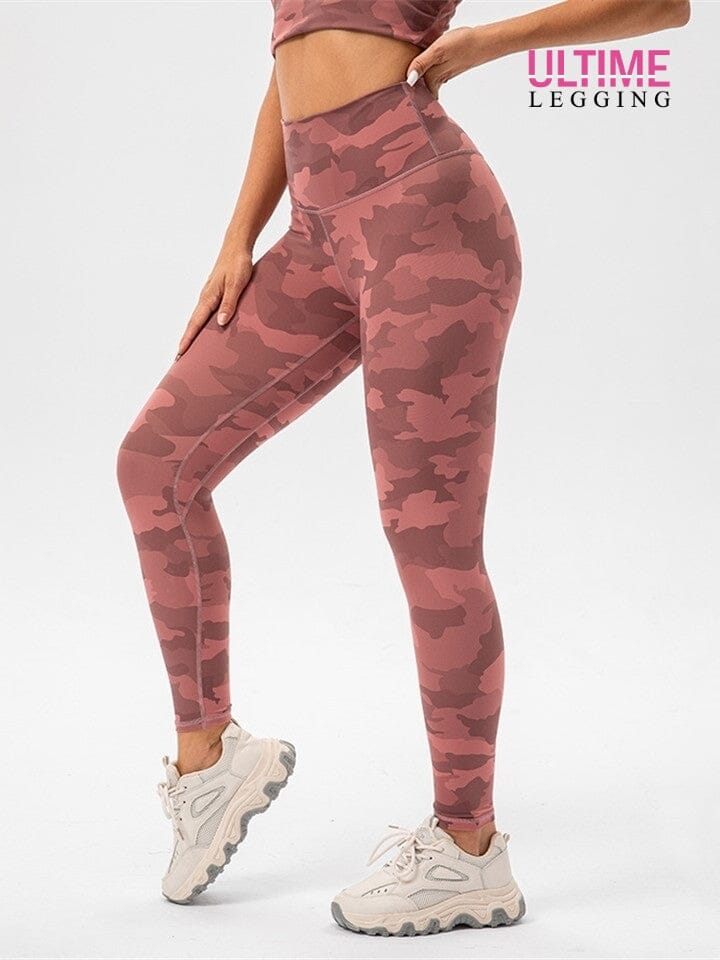 Legging Fitness Camouflage - Ultime-Legging Leggings helankezatrening.com sa Rose