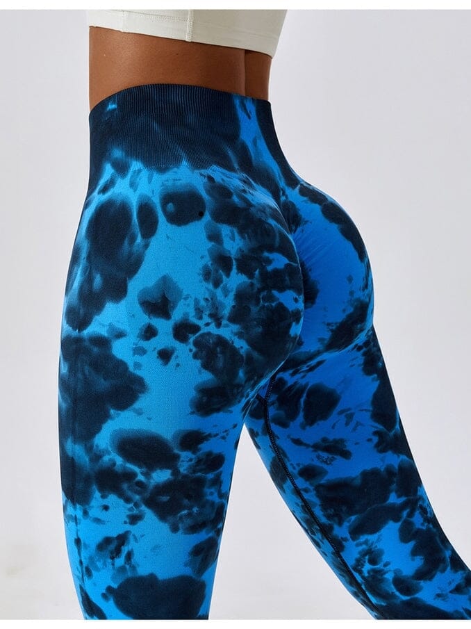 Κολάν γυμναστικής Tie Dye Shapewear