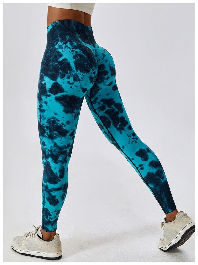 Κολάν γυμναστικής Tie Dye Shapewear