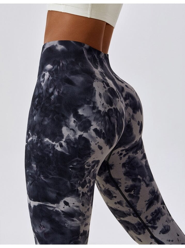 Κολάν γυμναστικής Tie Dye Shapewear