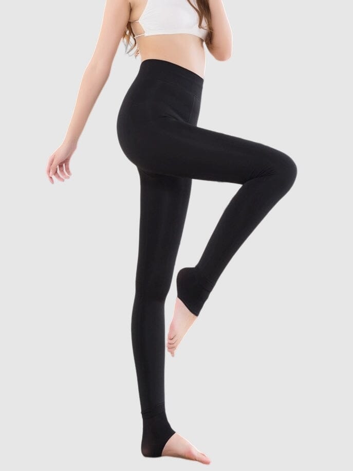 Legging Hiver Chaud (Intérieur polaire) Leggings helankezatrening.com sa Noir