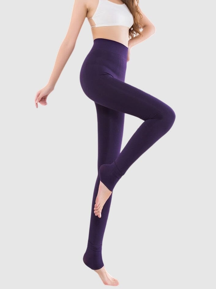 Legging Hiver Chaud (Intérieur polaire) Leggings helankezatrening.com sa Violet