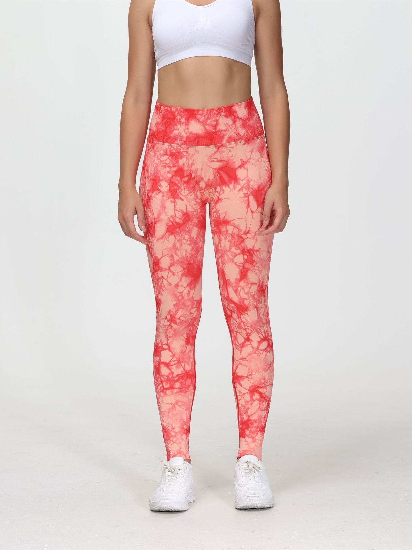 Legging Imprimé Taille Haute Sport Leggings helankezatrening.com sa Rouge