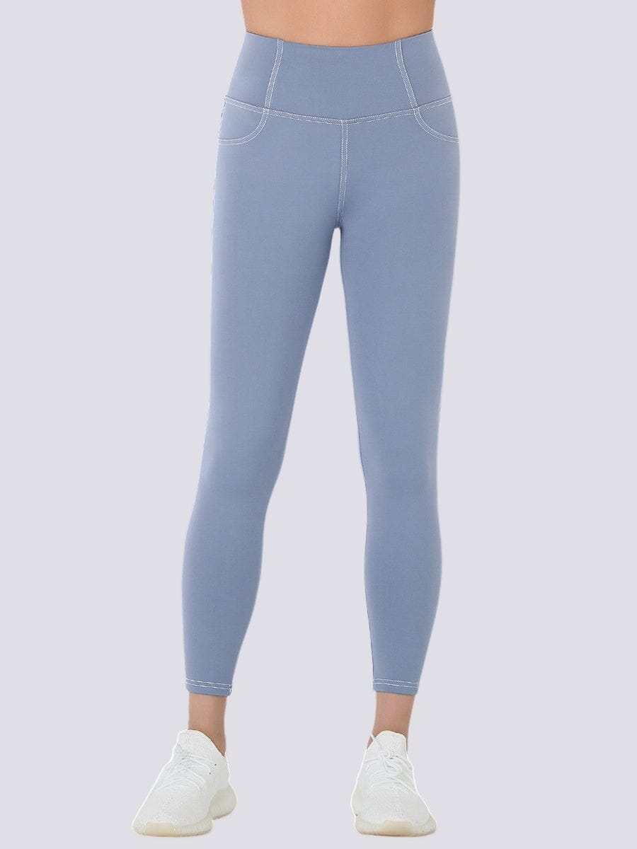 Legging Jean Amincissant Leggings helankezatrening.com sa Bleu grisé