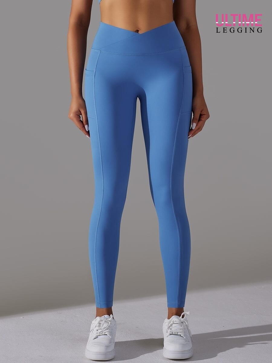 Legging Push Up Poches - Fusion - Ultime-Legging Leggings helankezatrening.com XS Bleu