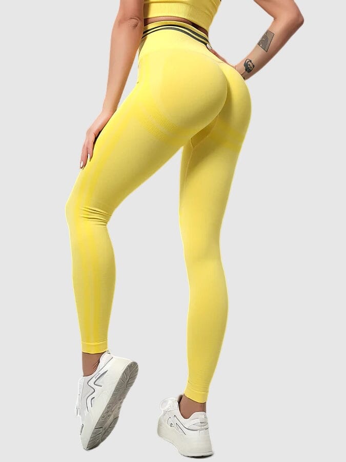 Legging Sport Affinant Push Up helankezatrening.com : Legging Femme | Vêtements de Sport XS Jaune