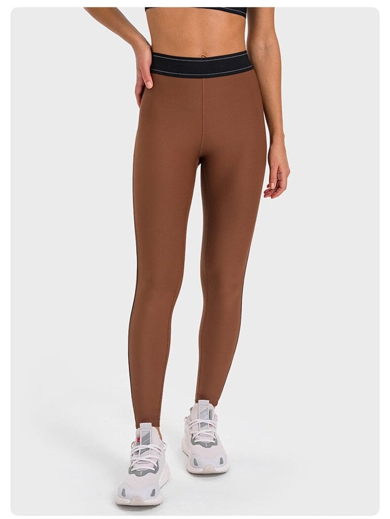 Legging Sport Compression - OlyFit Leggings helankezatrening.com XS Marron