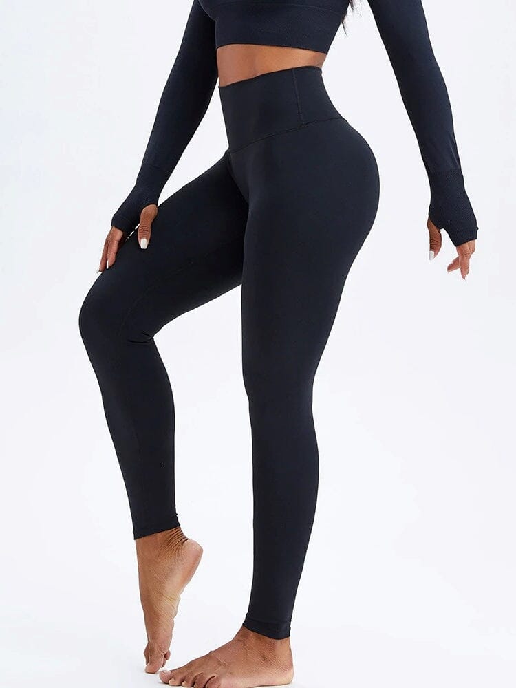 Legging Sport Effet Push Up Leggings helankezatrening.com : Legging Femme | Vêtements de Sport sa Noir