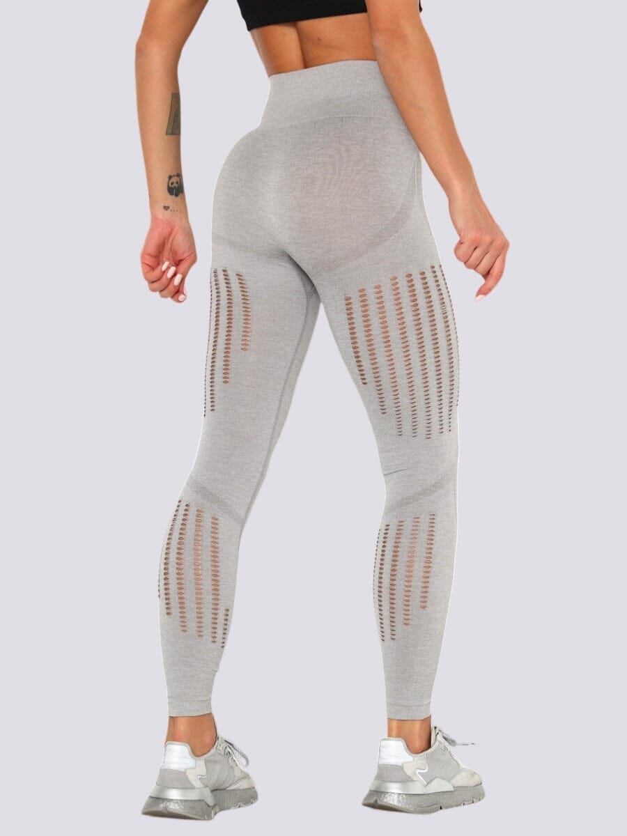 Legging Sport Maille Leggings helankezatrening.com : Legging Femme | Vêtements de Sport sa Gris