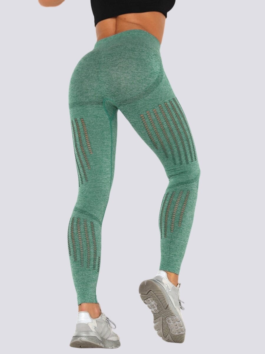 Legging Sport Maille Leggings helankezatrening.com : Legging Femme | Vêtements de Sport sa Vert