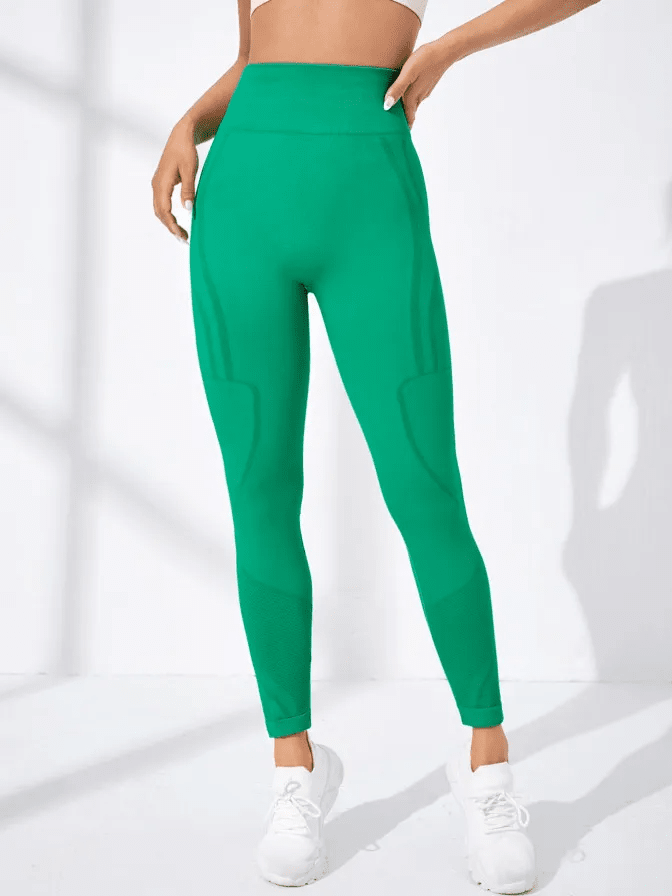 Legging Sport Sans Couture - Anaëlle Leggings helankezatrening.com sa Vert