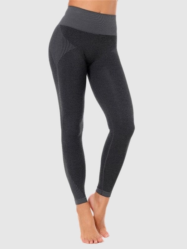 Legging Sport Sans Couture Fitness helankezatrening.com : Legging Femme | Vêtements de Sport sa Gris foncé