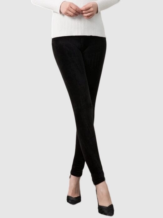 Legging Velours Leggings helankezatrening.com : Legging Femme | Vêtements de Sport sa Noir