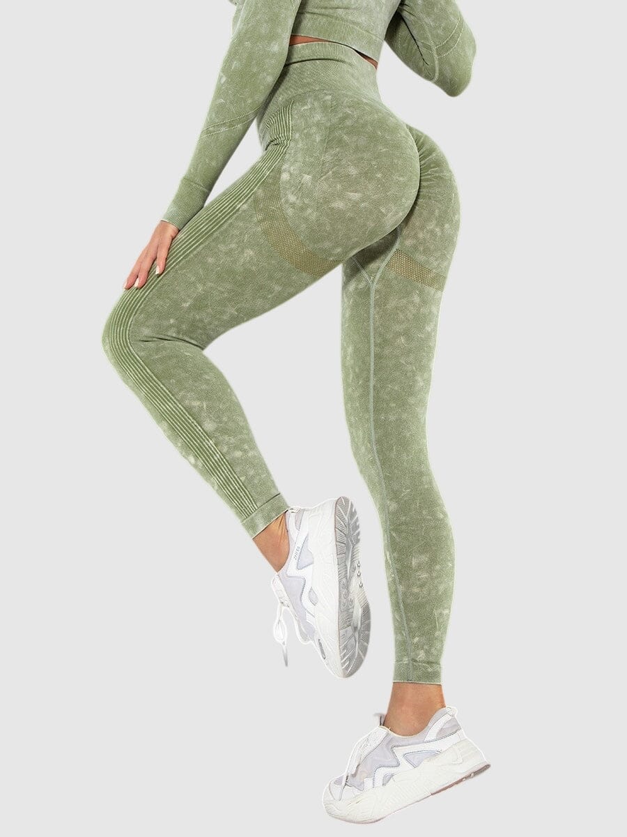 Legging Ventre Plat Push Up Sport helankezatrening.com sa Kaki