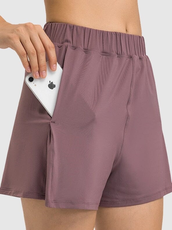 Short Running avec Poche Téléphone (Sport) Leggings helankezatrening.com XS Violet