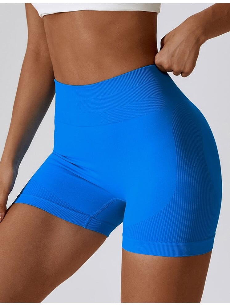 Short Sans Couture Push Up - Nexis™ Shorts helankezatrening.com sa Bleu