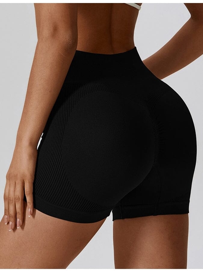 Short Sans Couture Push Up - Nexis™ Shorts helankezatrening.com sa Noir