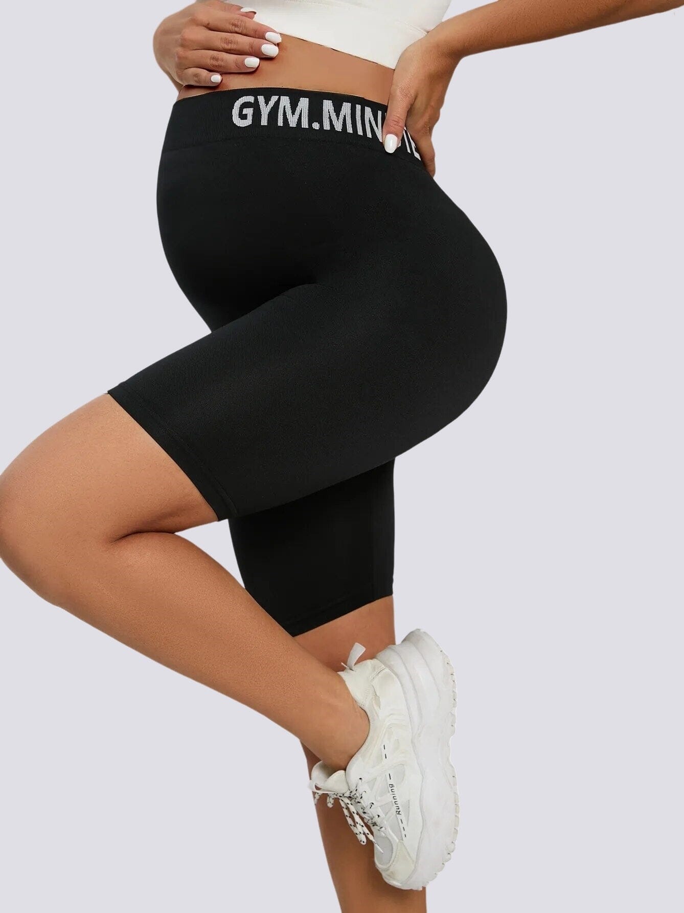 Push Up Αθλητικά Ποδηλατικά Κολάν για Έγκυες Γυναίκες