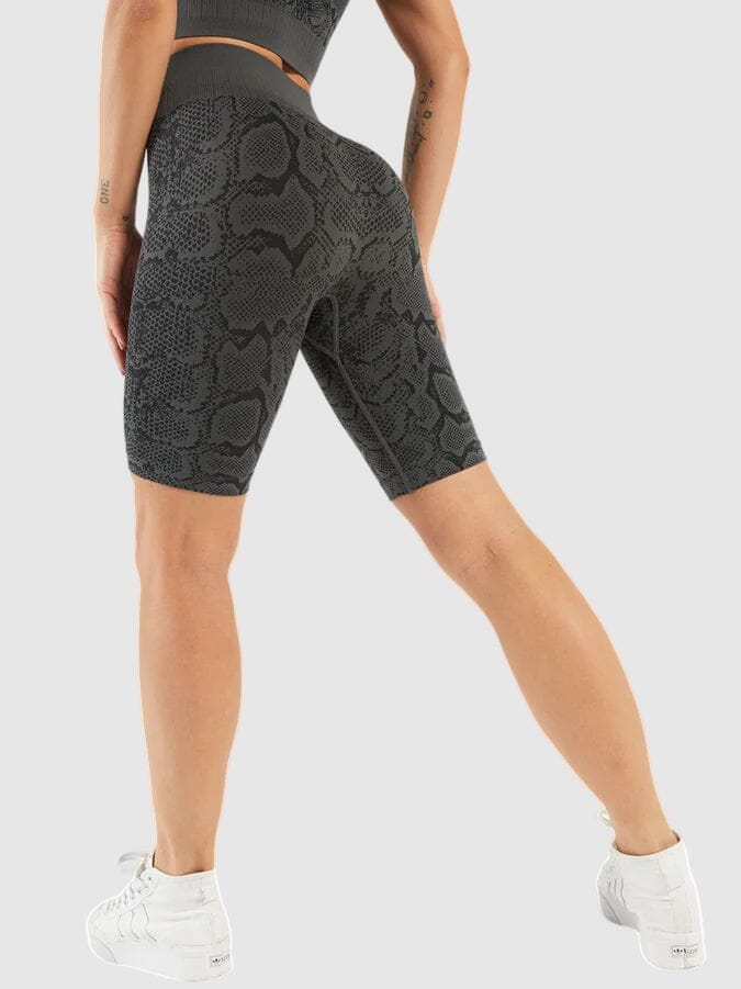Short Sport Imprimé Serpent helankezatrening.com sa Gris