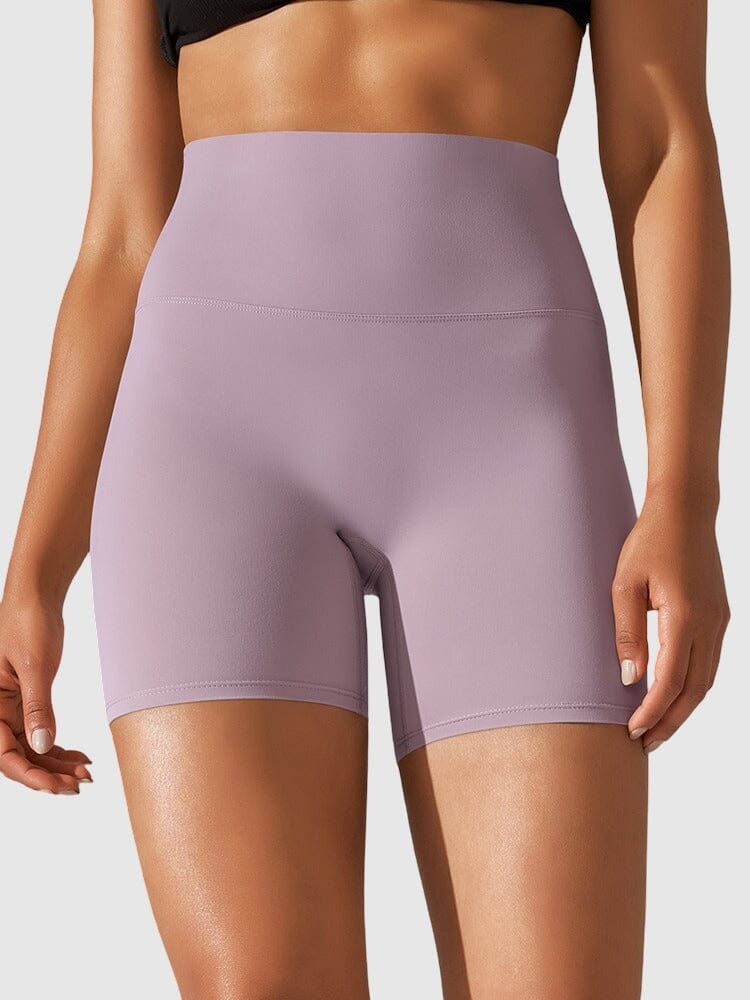 Short Sport Taille Haute Ferme Shorts helankezatrening.com XS Lila