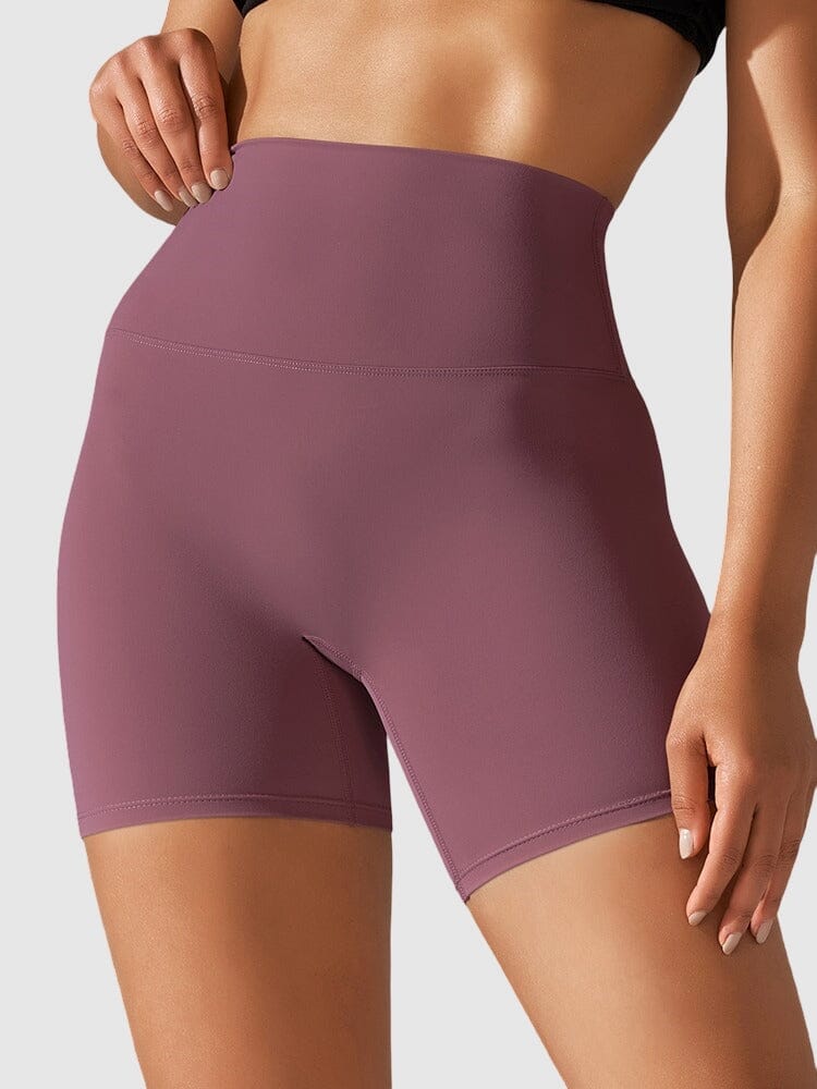 Short Sport Taille Haute Ferme Shorts helankezatrening.com XS Violet