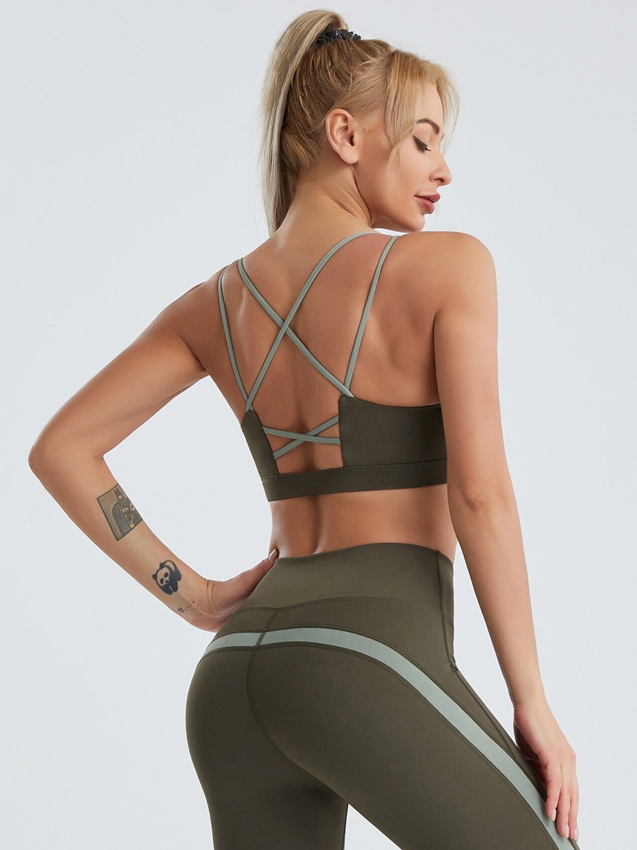 Soutien-Gorge Sport Fort Maintien - Sully Soutien-gorge sport helankezatrening.com sa Kaki