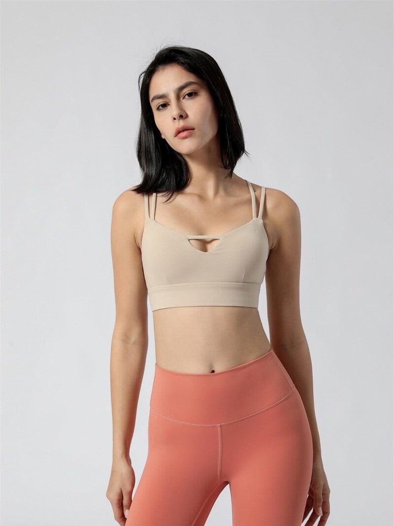 Soutien-Gorge Sport Maintien Ferme Soutien-gorge sport helankezatrening.com sa Beige