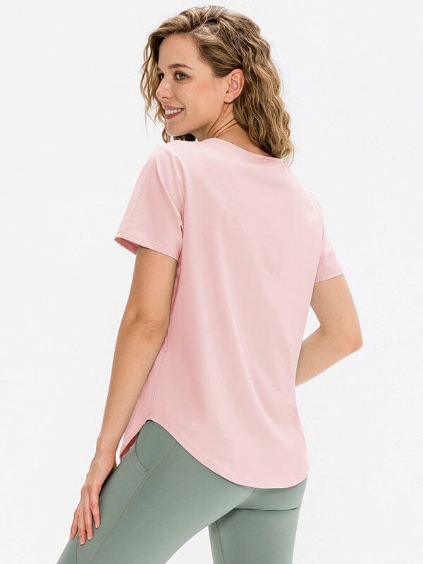 T-Shirt Sport Respirant T-Shirt helankezatrening.com sa Rose