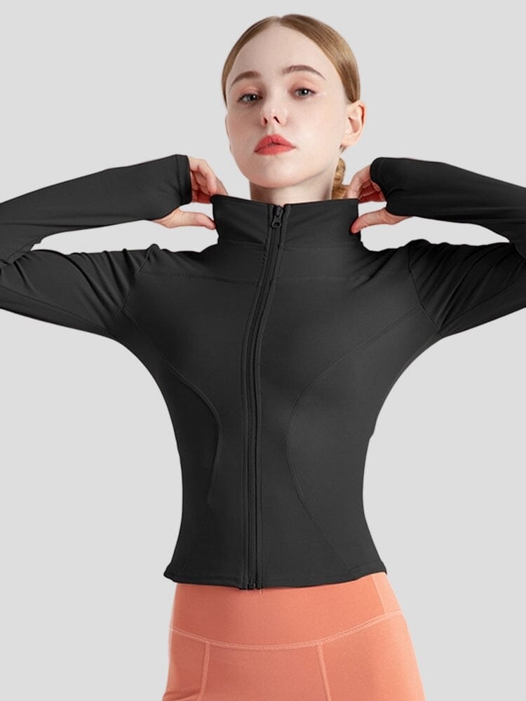 Veste Sport Sans Capuche Veste helankezatrening.com sa Noir