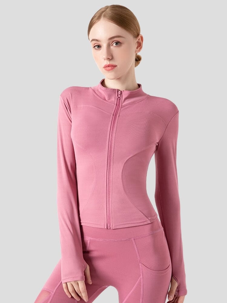 Veste Sport Sans Capuche Veste helankezatrening.com sa Rose