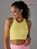 Brassière Fitness Sans Couture - Ultime-Legging Brassière helankezatrening.com sa Jaune