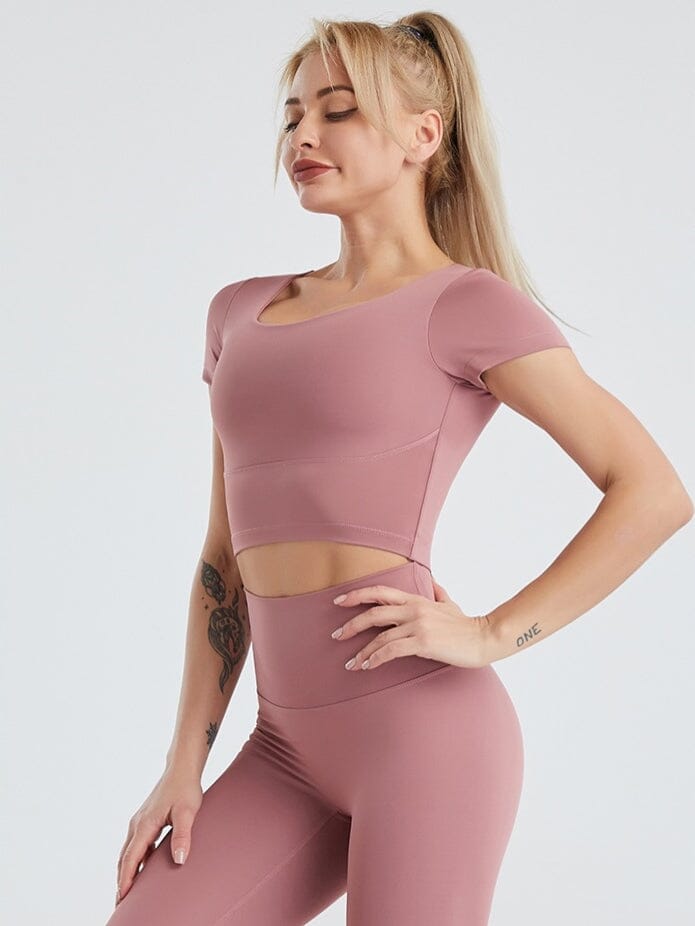 Brassière Sport Bon Maintien Brassière helankezatrening.com sa Rose